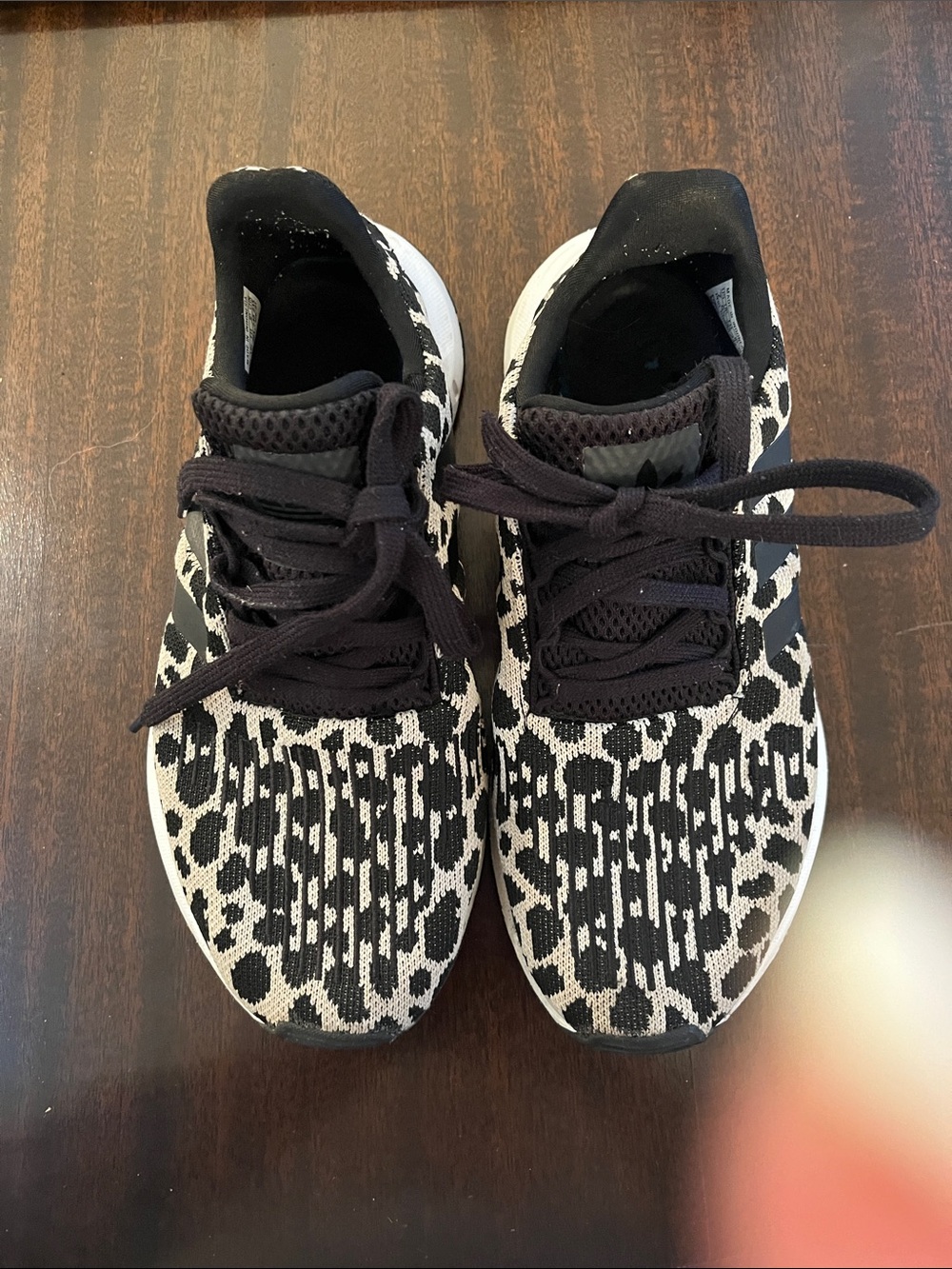 adidas Women’s Black and White Patterned Sneakers